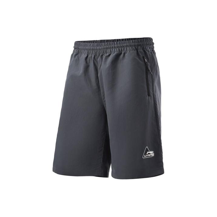 Дышащие шорты для бега Li Ning Training Series, мужские шорты, холодный песок, черный AKSR287-5 XXL
