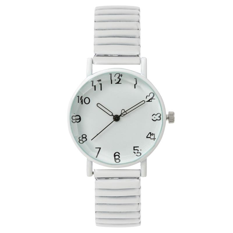 Mode Digitaal Dameshorloge Dameshorloge Elastische Band Quartz Horloge