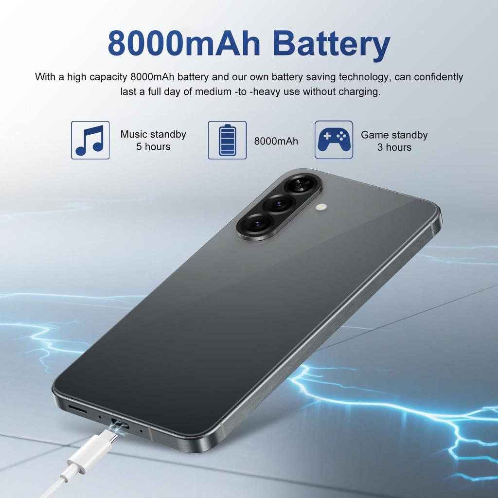 A56 Smartphone 16GB+1TB Android 7.3" Large Screen, Popular for Dropshipping