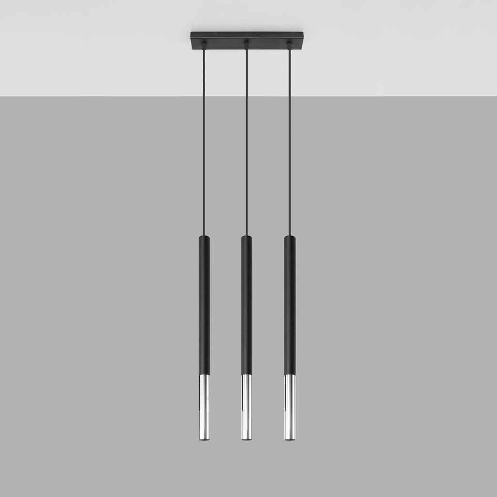Lampa Wisząca Arenio 3 G9 Czarny Lumilo 08.666.86