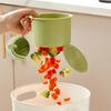 Kitchen Sink Strainer Basket with Faucet Hanging Waste Catcher And Draining Filter Press for Easy Dumping