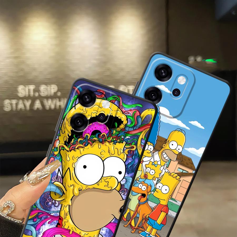 Case for Oppo A83 A76 F9 F11 F29 A74 A78 A84 A98 A96 A93 Reno 4F 5 6 7 8 10 11 14 Phone Cover The S-simpsons Cartoon