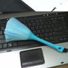 Mini clavier multifonction pour véhicule, brosse à poussière antistatique, balayeuse de bureau, brosse de nettoyage
