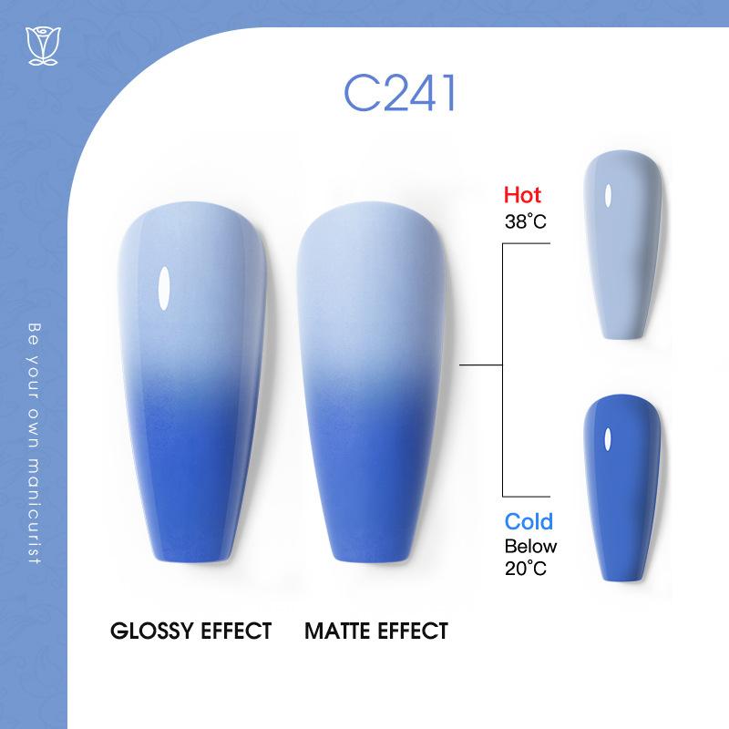 Temperature Change Nail Polish Glue Solid Color Nail Polish Gradual Change Nail Polish Glue Phototherapy Glue Nail Salon Special