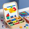 288pcs Wooden Tangle Puzzle Toy Set for Kids Creative Educational Puzzle Game, Early Childhood Development, Free DIY Imagination Play