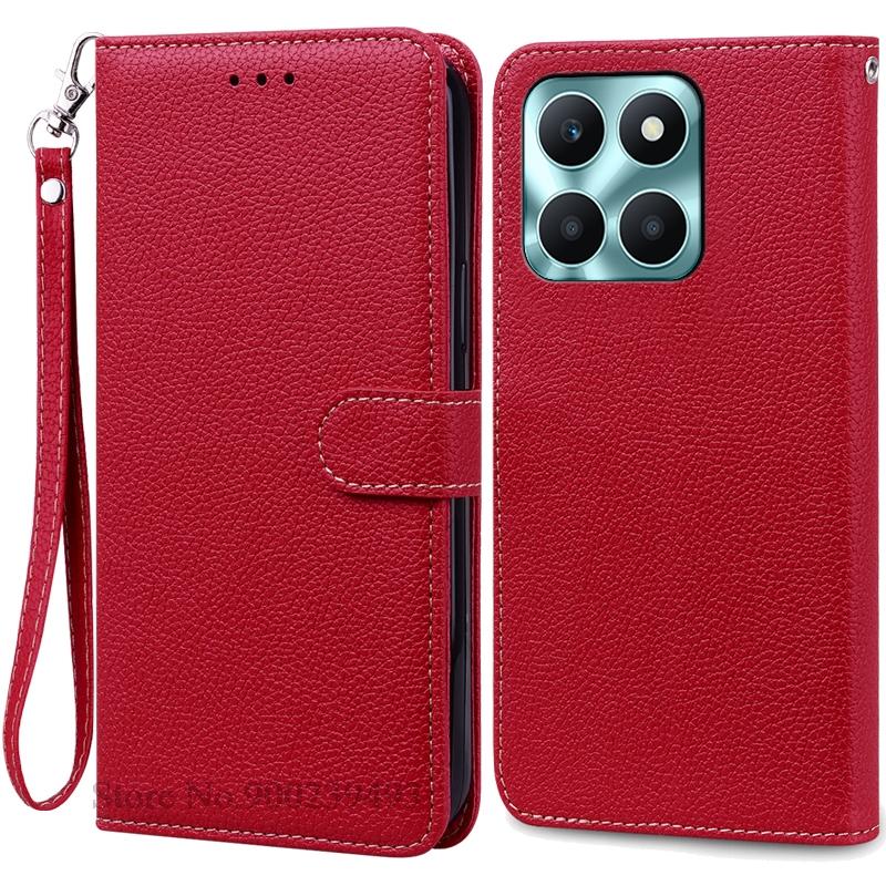 For Honor X6B Case Leather Flip Wallet Case For Honor X6B Phone Case Book Cover For Honor X6B Housing Coque Fundas