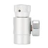 CO2 Refill Adapter Connector Gas Regulator Silver Soda ASA with 3000psi Pressure Gauge