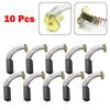 2025 New 10pcs Carbon Brush 4x8x18MM for FR-900 FR-770 FR-1000 Continuous Sealer Carbon Brush Spare Parts Power Tool Accessories
