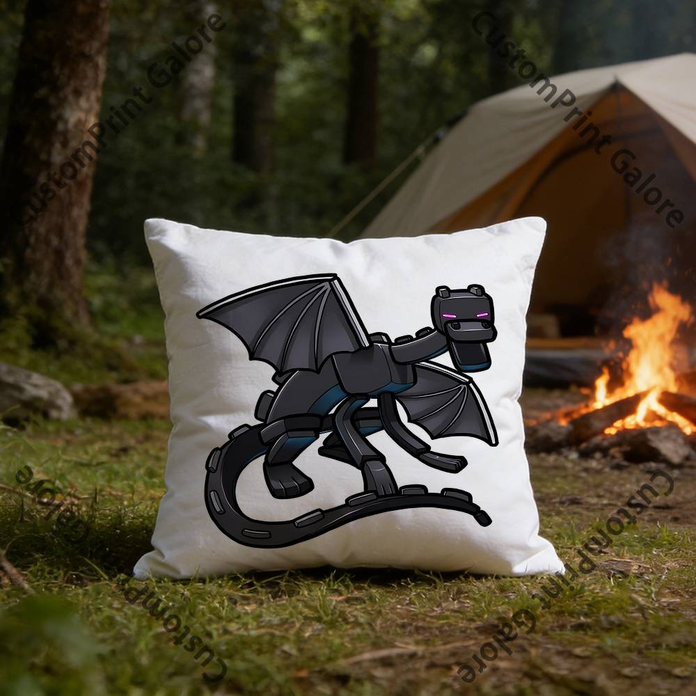EEnder DDragon Polyester Printed Pillow Cover Square 30 35 40 45 50 55 cm Soft for Sofa Bed Car Home Decor