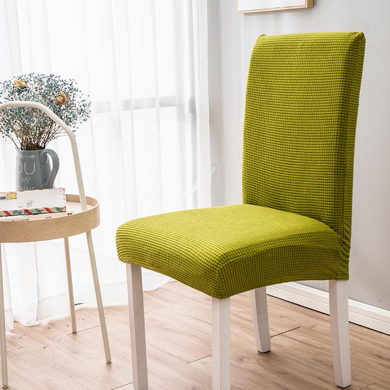 Jacquard Thickened Chair Cover Universal Dining Chair Covers Seat Slipcovers For Hotel Restaurant Dining Room Home Decor