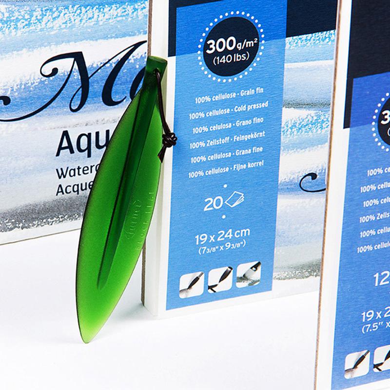 Professional Watercolor Paper Knife Special Paper Knife For Art Supplies Willow Leaf Shape Plastic Letter Opener