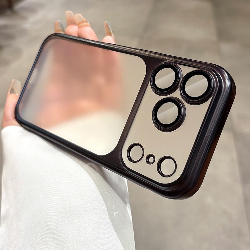 Electroplated Frosted Ultra-Thin Anti-Drop iPhone 17 Case with Lens Film