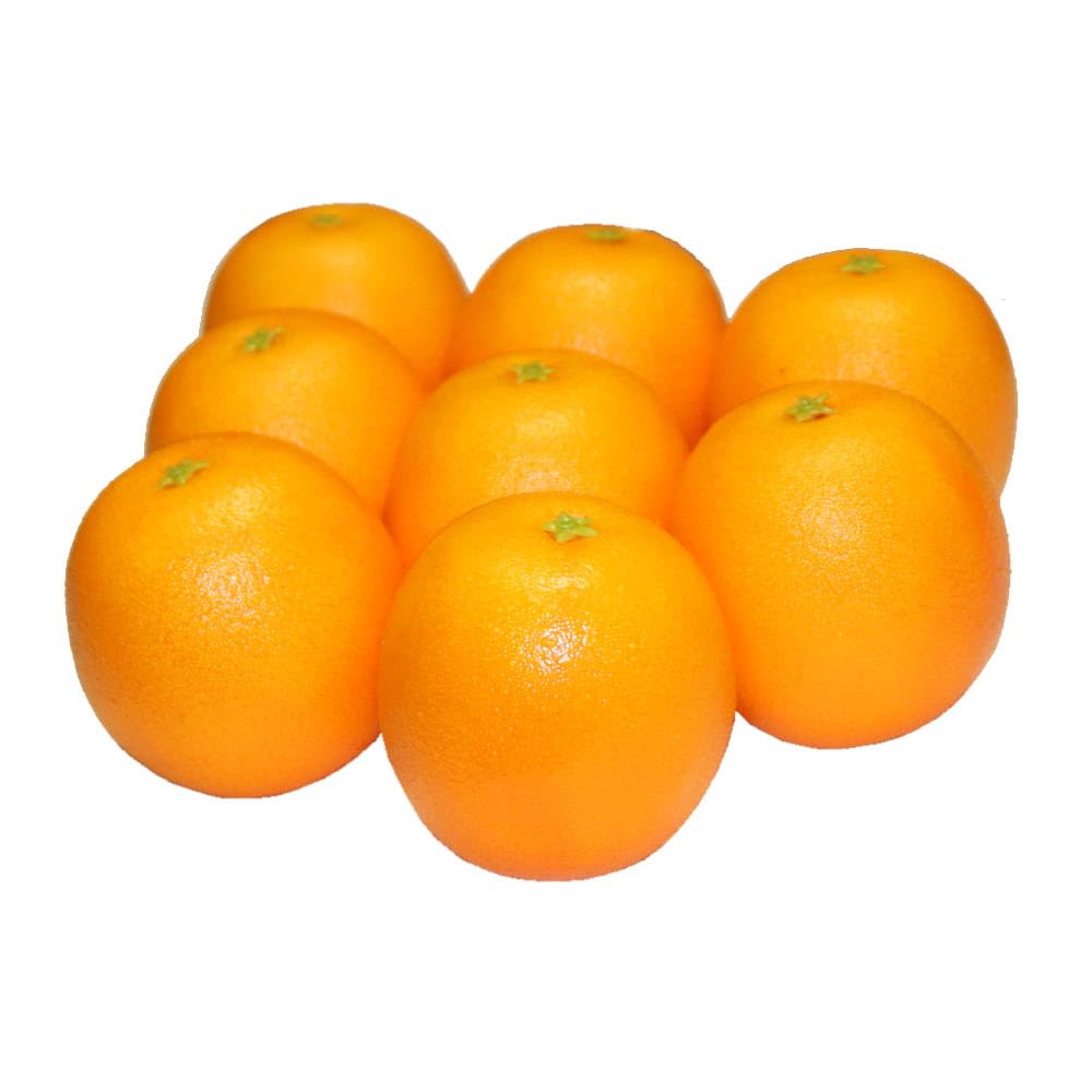 GuCra Orange Realistic Fruit Model 8 Pack Food Samples (Lightweight)