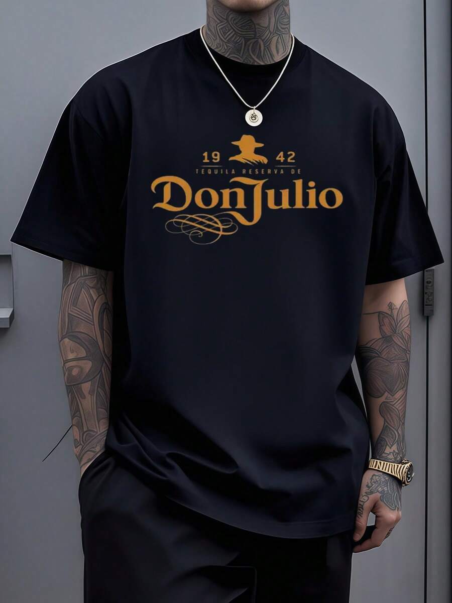 

Vintage Inspired Graphic Featuring A Bold Cowboy Silhouette And Ornate Script Celebrating Heritage Year 1942 T-Shirt For Unisex S