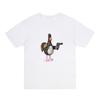 Super Invincible Dog Penguin T-shirt Men and Women British Drama Cartoon Animation Loose Cotton Short Sleeves