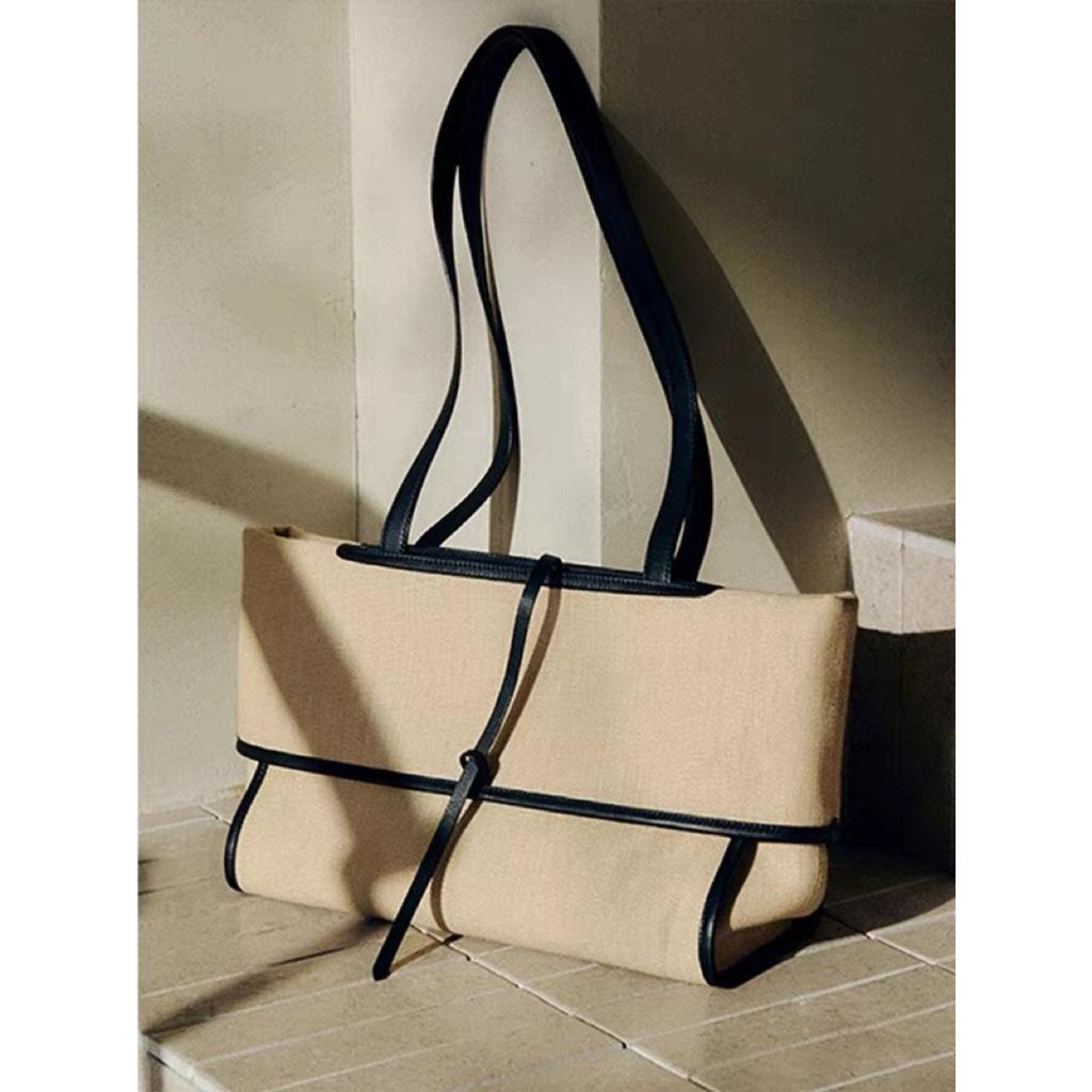 Bolso de Lona con Diseño de Nicho Pequeño para Mujer, Lujo Ligero, para Viajes Diarios Ligeros, Bolso de Hombro de Gran Capacidad