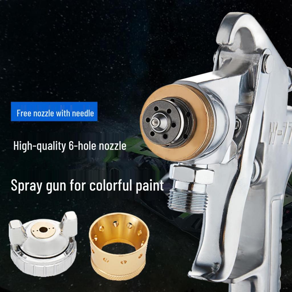 Colorful W77 Latex Paint Spray Gun for Exterior Walls