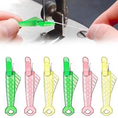 1-50Pcs Automatic Needle Threader DIY Tool Home Hand Sewing Machine Device Thread Auto Needle Cross Stitch Sewing Accessories