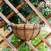 Coconut Fiber Liner for Hanging Basket Planters and Wall-Mounted Half Basket Pots Natural Coco Coir Insert for Indoor and Outdoor Use 12 Inch