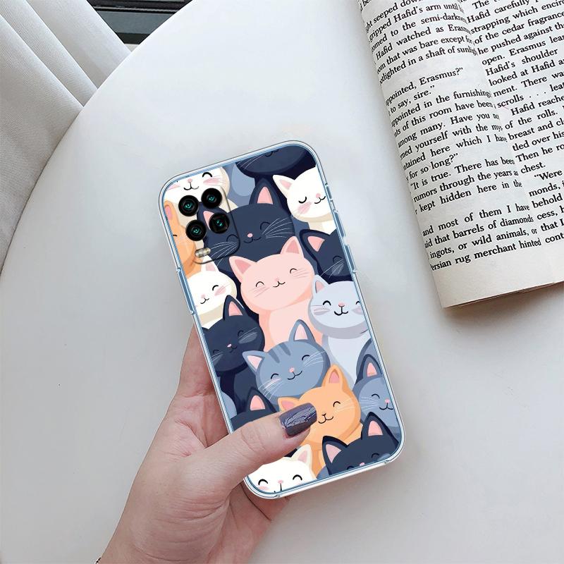 RP15 Cat Kitten Meow Phone Case for Motorola Moto G10 G20 G30 G31 G32 G34 G35 G41 G42 G50 G51 G52 G55 G60 G60S G62 G71 G72 G75