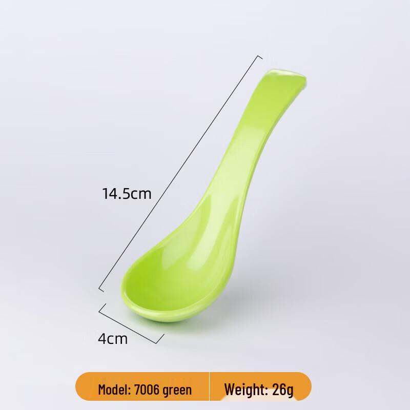 Melamine Imitation Porcelain Soup Spoon