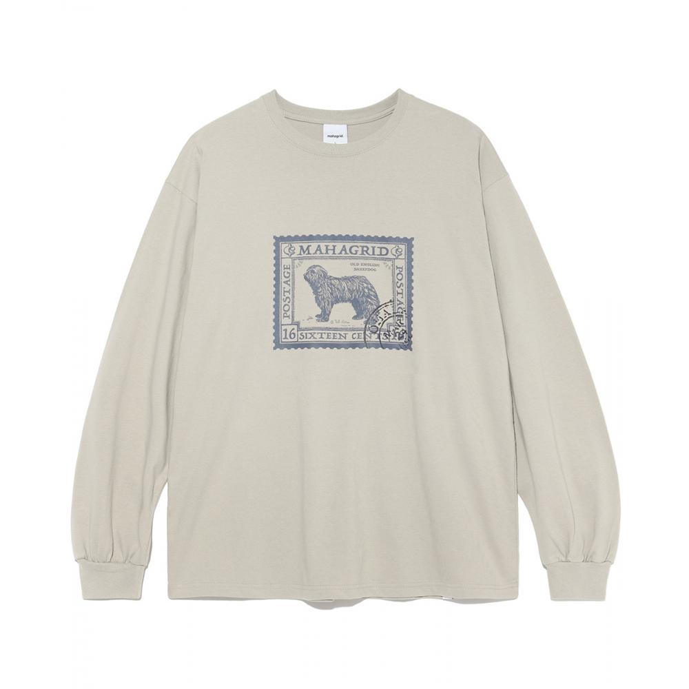 

ФУТБОЛКА MAHAGRID SHEEPDOG STAMP LS BEIGEMG2CFMT569A