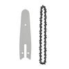 1Set for Electric Saw Chain Guide Plate Set Electric Saw Parts Garden Tool Saw Chain Kit Logging Pruning 4/6/8 Inch