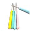 4PCS/pack Plastic Handle Sewing Awl for DIY Sewing Repairing Canvas Leather Awl Tools Punch Sewing Awls Kit Hand Stitching