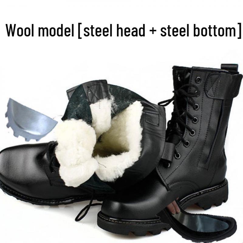 

Мужские высокие шерстяные ботинки Martin — теплая, нескользящая, ветрозащитная кожаная обувь для отдыха на природе на осень и зиму Size 43