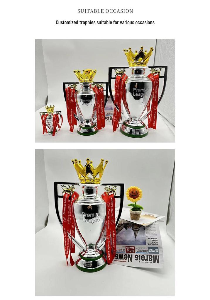 Premier League Football Trophy Souvenir Resin Model