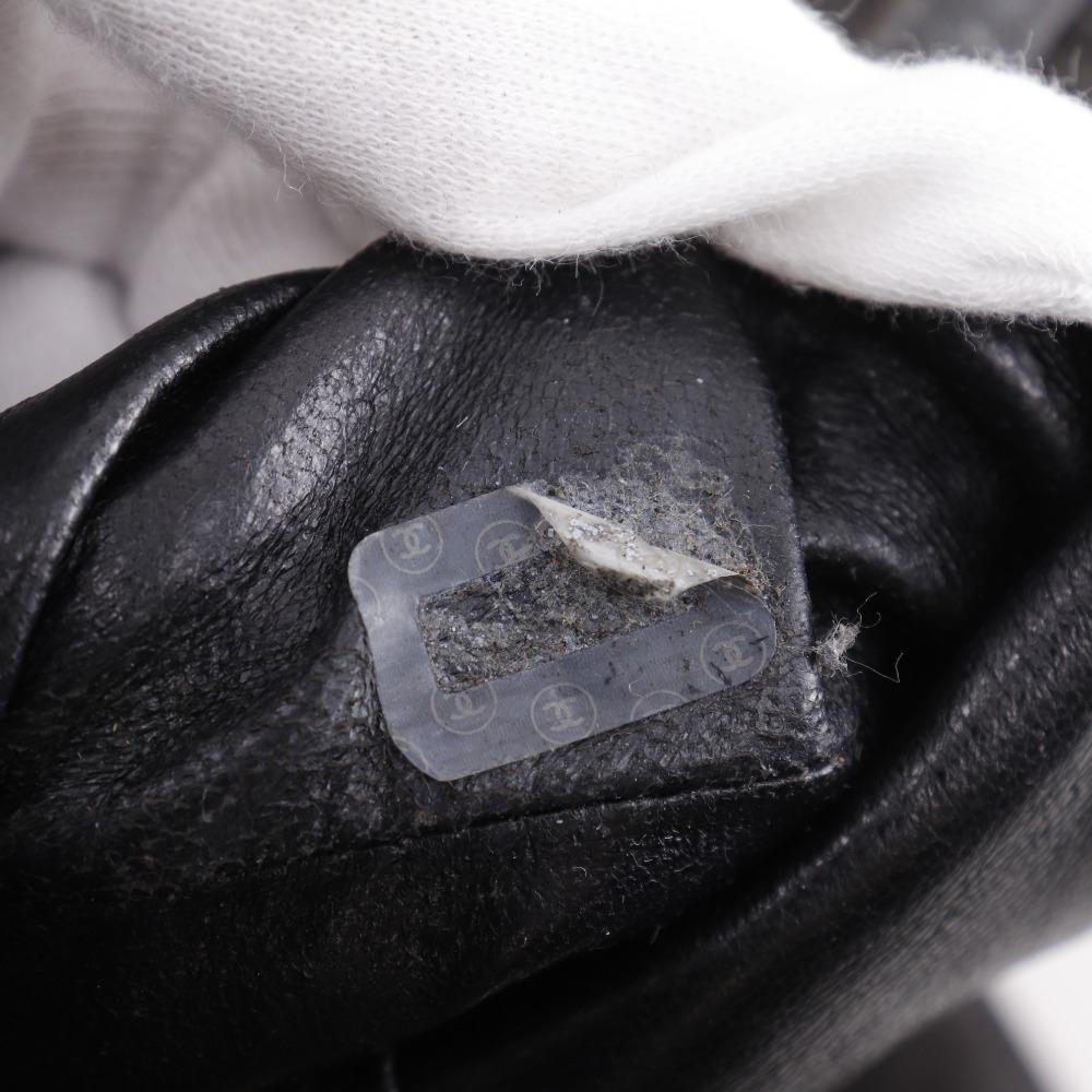 Chanel Matelasse Backpack Daypack A10177 ChainBackpack COCO Mark Black Lambskin Women Used