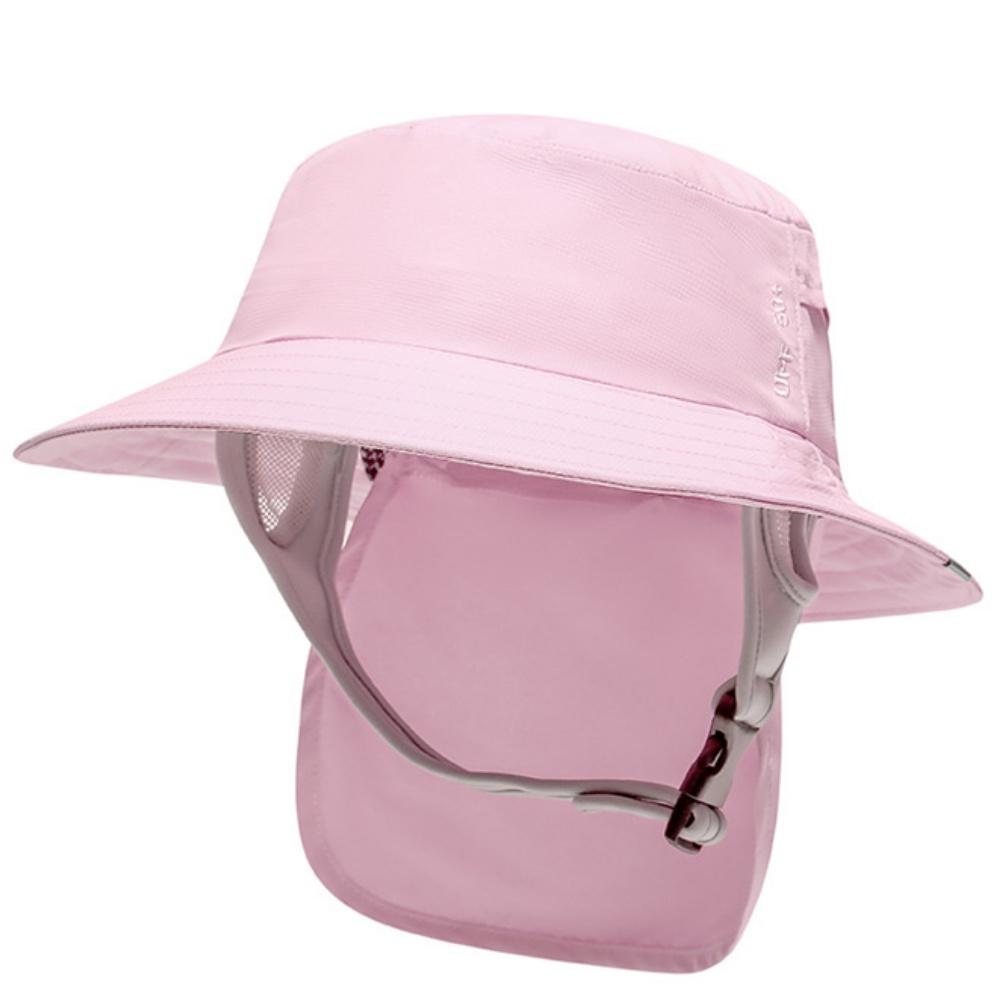 Summer Fisherman Hat Beach Sun Protection Unisex Surf Hat Wide Brim Breathable Quick Dry with Detachable Neck Flap Surf Hats