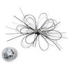 Black and Silver Mizuhiki Hair Ornament for Silver Foil Silver and Japanese Clothing Coming-of-Age Ceremonies, Headpiece, Flowers, Graduations,
