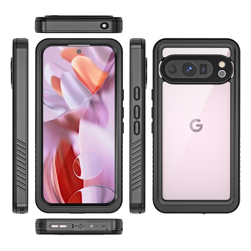 Google Pixel 9 Pro XL Waterproof Transparent Full Coverage Case