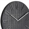 Simple Wall Clock 12 Inch Living Room Home Wall Clock Clock Watch Fashion Bedroom Wall Clock-black - Ri