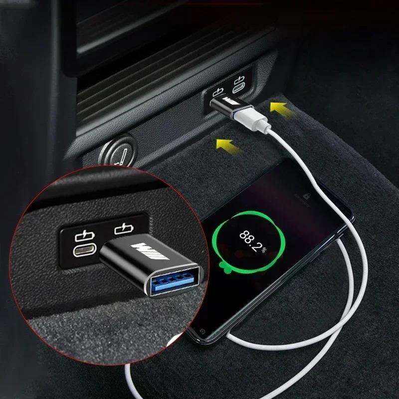 Car Usb Type C Cable Converter Charging Adapter Car Accessories For BMW M M3 M4 M5 X1 X3 X5 X6 X7 F10 F20 F22 F30 Performance