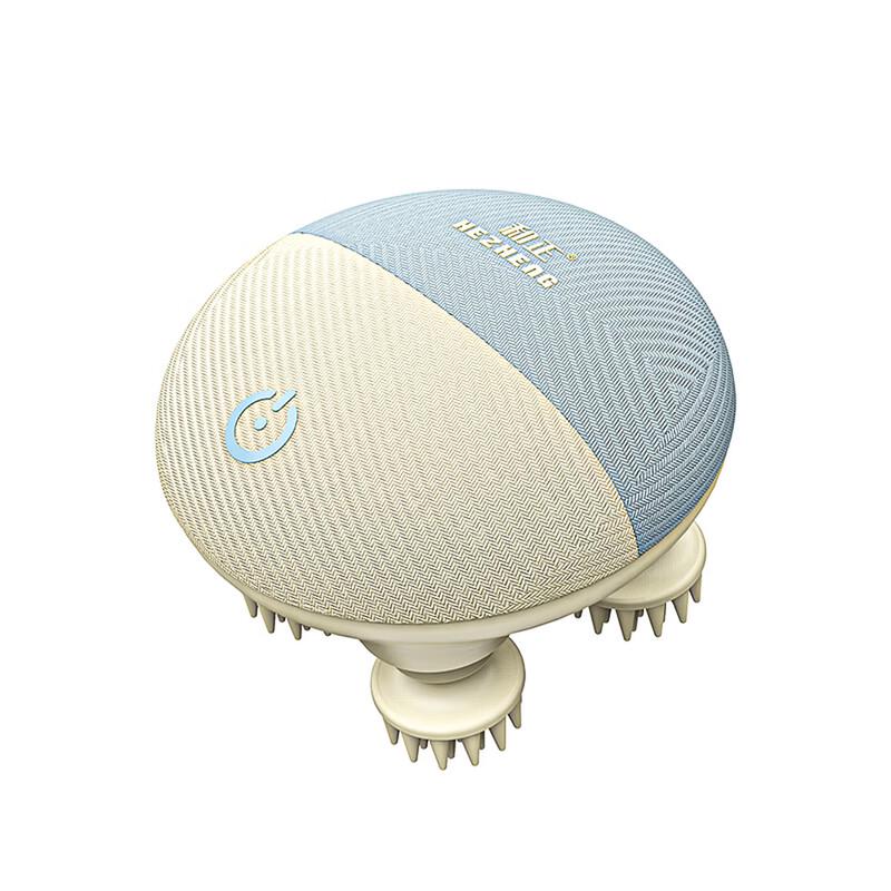 HEZHENG Portable Cat Claw Electric Head Massager with Hot Compress