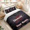 Custom Name Bedding Set 3 PiecesSlipknot Print Duvet Cover + 2 Pillowcases Soft Bed Decor