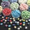 Five-Pointed Star Ceramic Macaron Beads Phone Chain DIY Bracelet Jewelry Accessories