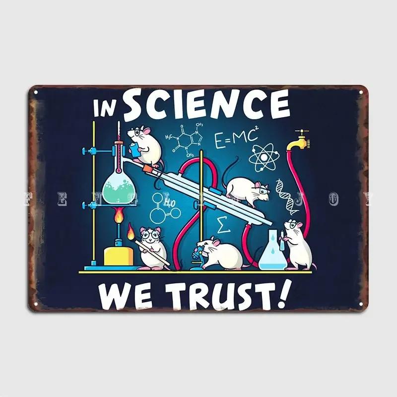 Mice Lab Poster Metal Plaque Pub Cinema Classic Wall Decor Tin Sign Poster