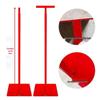 Red Wrought Iron Wedding Prop Balloon Stand for Road Guide Signs