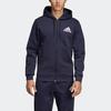 Adidas Sport Knit Jacket Men Jackets Legend-Ink-Blue DX2492