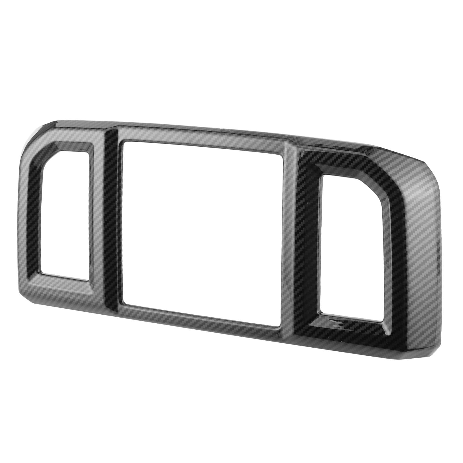 Rear Air Outlet Vent Frame Cover Carbon Fiber Style Inner Trim Fit for Ford F150 2015‑2020