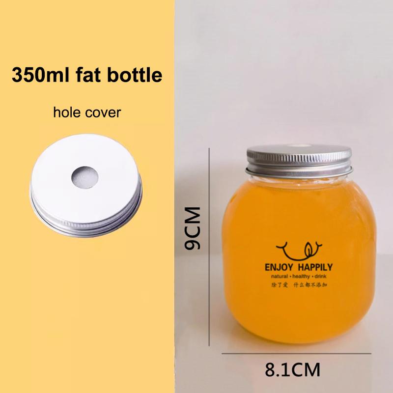 1 Adet Taşınabilir Sütlü Çay İçme Şişesi İçecek Şişesi Plastik Su Bardakları Şeffaf Çay Kahve Şişesi Meyve Suyu İçecek Şişeleri