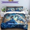 3PC Custom Name Unicorn Fantasy Dream Bedding Set Printed Bedding Set Duvet Cover Closure Includes 1 Duvet Cover & 2 Pillowcases for All Seasons Bedro