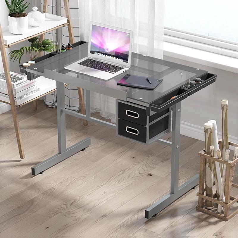 

Glass Artist Desk: Drawing, Painting & Calligraphy Workbench