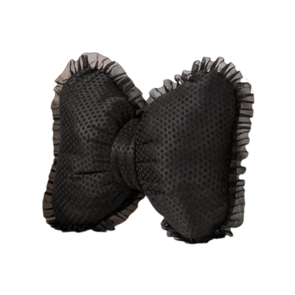 Bowknot Shaped Cushion Breathable Plush Pillow Decorative Cushion Cover for Sofa Bedside Chair Cushion Home Ornament