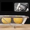 Stainless Steel Strainer Basket Colander Basket Colander with Fine Mesh Fruits Vegetables Strainer Basket Expandable Over Sink