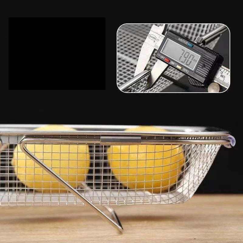 Stainless Steel Strainer Basket Colander Basket Colander with Fine Mesh Fruits Vegetables Strainer Basket Expandable Over Sink