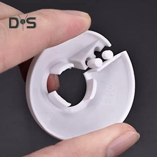 10 ks Kryt potrubí chladiče Hladký povrch Snadná instalace Pohodlná dekorace na trubku na stěnu Domácí zásoba